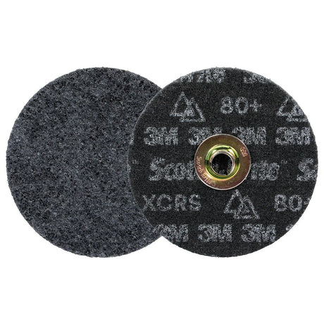 3M HD-DN Scotch-Brite Precision Heavy Duty Surface Conditioning TN Quick Change Disc, Extra Coarse 80+, 5 in (7100358892) (50 Pack)
