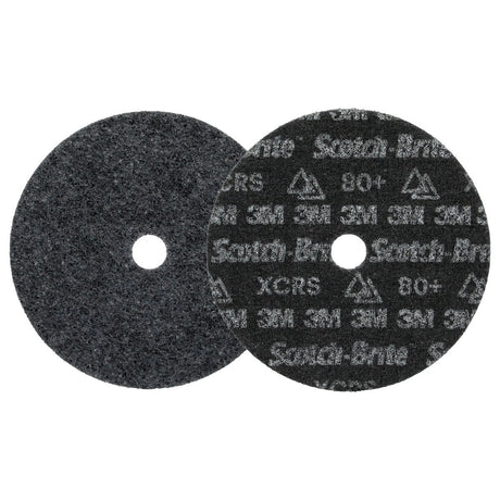 3M HD-DH Scotch-Brite Precision Heavy Duty Surface Conditioning Disc, Extra Coarse 80+, 7 in x 7/8 in (7100358899) (25 Pack)