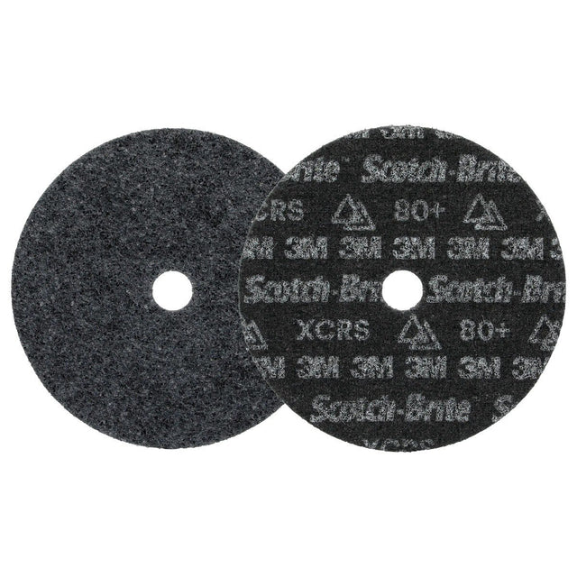 3M HD-DH Scotch-Brite Precision Heavy Duty Surface Conditioning Disc, Extra Coarse 80+, 7 in x 7/8 in (7100358899) (25 Pack)