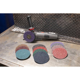 3M HD-DH Scotch-Brite Precision Heavy Duty Surface Conditioning Disc, Extra Coarse 80+, 7 in x 7/8 in (7100358899) (25 Pack) - 5