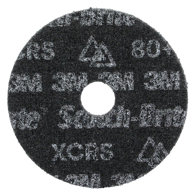 3M HD-DH Scotch-Brite Precision Heavy Duty Surface Conditioning Disc, Extra Coarse 80+, 4-1/2 in x 7/8 in (7100359465) (50 Pack)