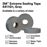 3M 4411G+ Extreme Sealing Tape, Gray, 2 in x 36 yd (7100362394) (6 Pack) - 6