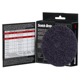 3M Scotch-Brite Precision Heavy Duty Surface Conditioning TN Quick Change Disc Trial Pack, HD-DN, Assorted XCRS 80 Plus and XXCRS 60 Plus, Purple, 4.5 in (7100371492) (10 Pack) - 2