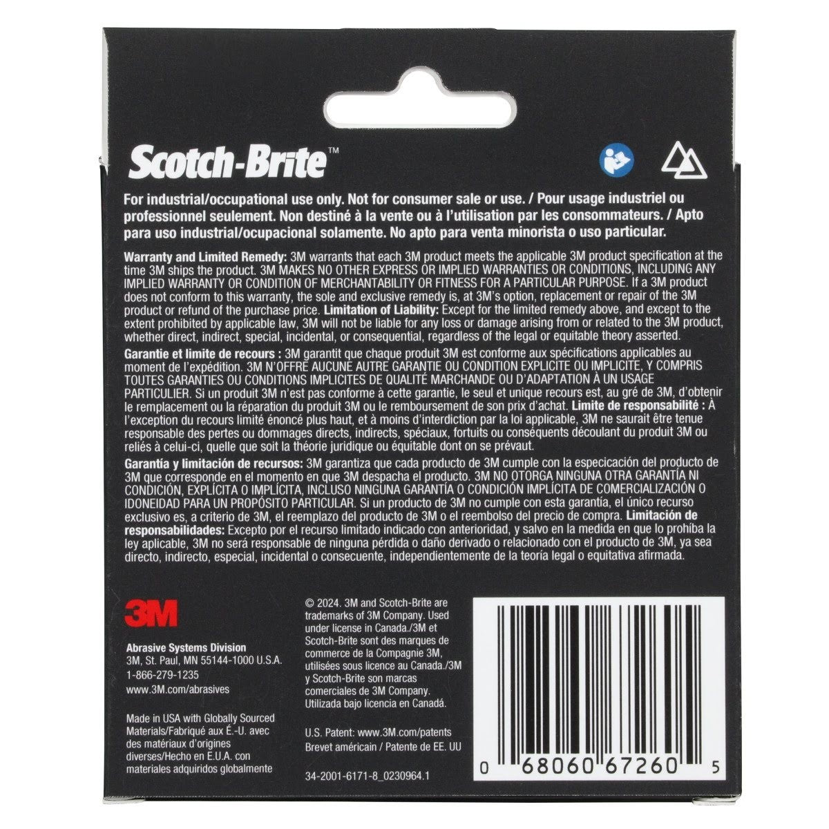 3M Scotch-Brite Precision Heavy Duty Surface Conditioning TN Quick Change Disc Trial Pack, HD-DN, Assorted XCRS 80 Plus and XXCRS 60 Plus, Purple, 4.5 in (7100371492) (10 Pack) - 3