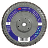 3M 1169F Cubitron 3 Flap Disc, 80+, T29-Conical Quick Change Plastic, 7 in x 5/8 in-11 (7100380504) (5 Pack)