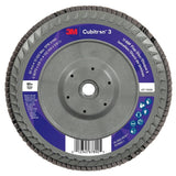 3M 1169F Cubitron 3 Flap Disc, 60+, T27-Flat Quick Change Plastic, 6 in x 5/8 in-11 (7100380505) (5 Pack)