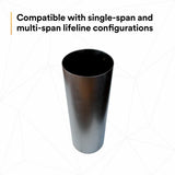 3M 7400201 4.25" x 12" DBI-SALA SecuraSpan Pour-in-Place HLL Concrete Sleeve - 3