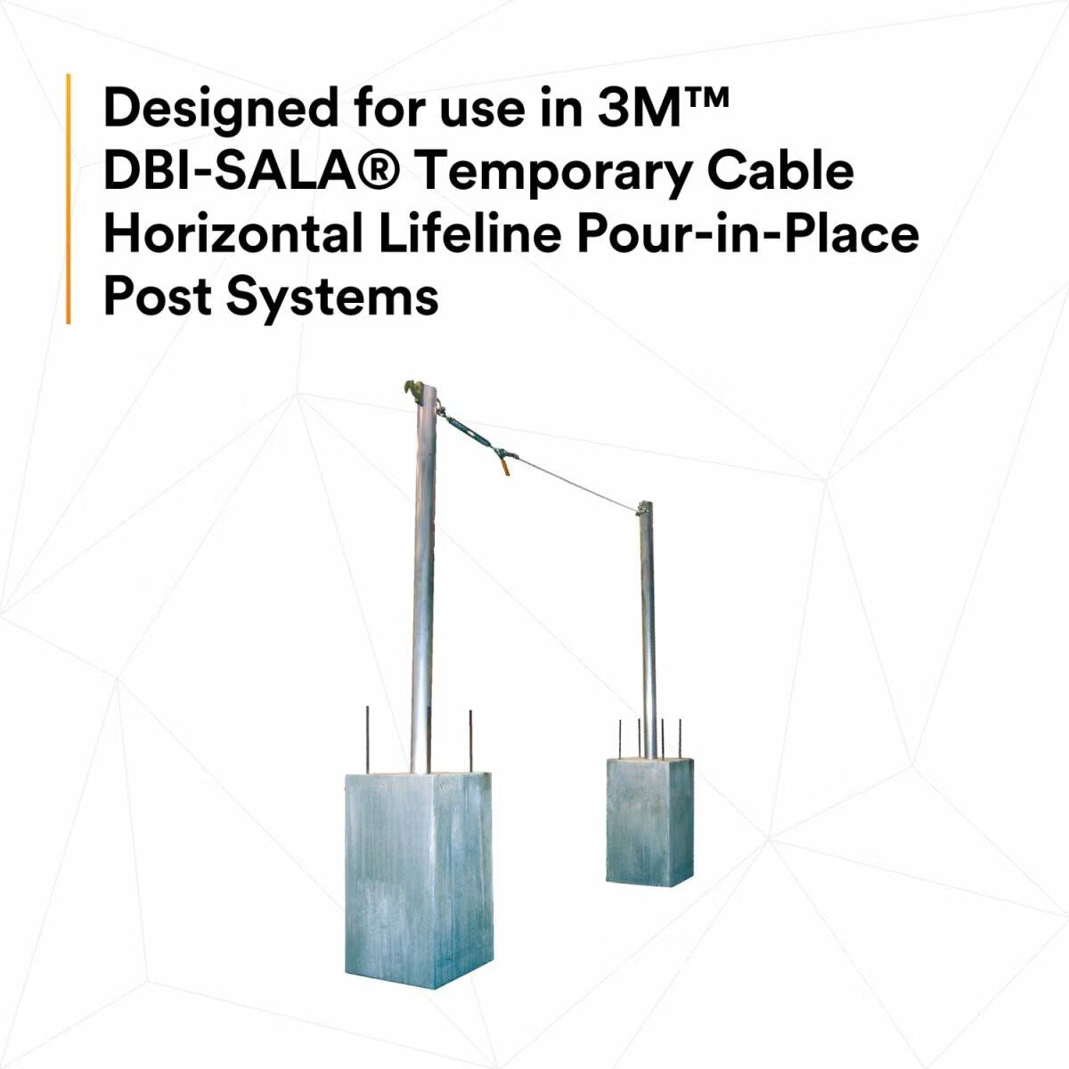 3M 7400201 4.25" x 12" DBI-SALA SecuraSpan Pour-in-Place HLL Concrete Sleeve - 4