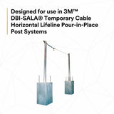 3M 7400201 4.25" x 12" DBI-SALA SecuraSpan Pour-in-Place HLL Concrete Sleeve - 4
