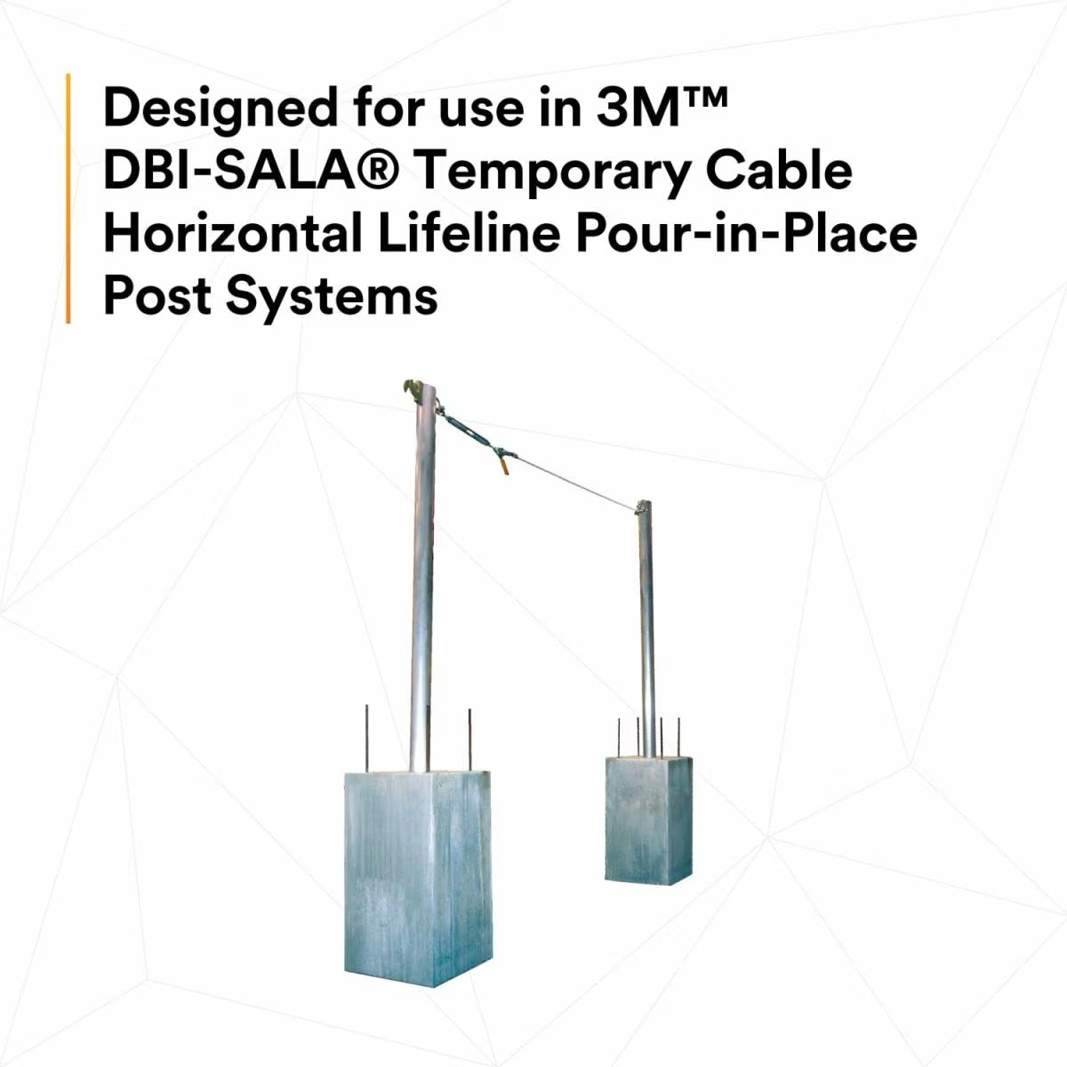3M 7400201 4.25" x 12" DBI-SALA SecuraSpan Pour-in-Place HLL Concrete Sleeve - 4