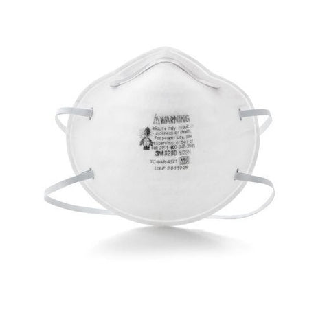 3M 7023 8200 Particulate Respirator N95 Cup Style Disposable White (7000052787) (20 Pack)