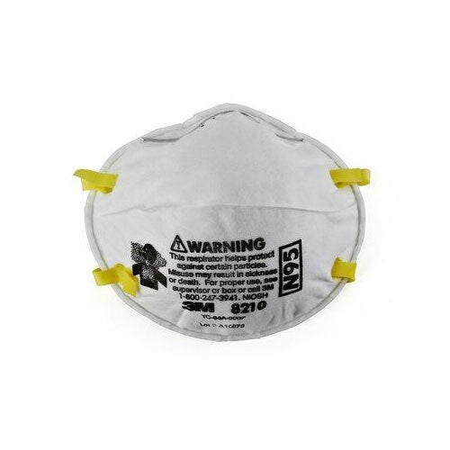 3M 46457 8210 Particulate Respirator N95 Cup Style Disposable, Standard Size (7100132742) (20 Pack) - 2