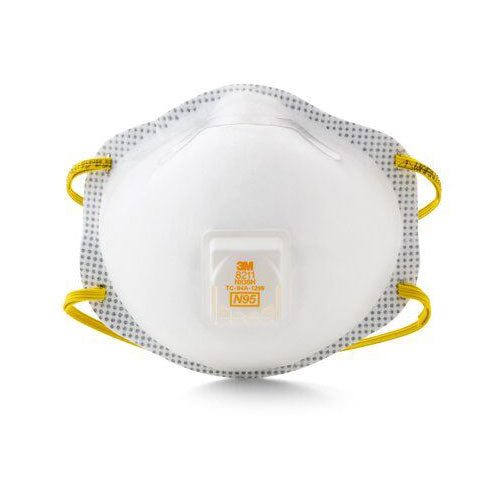 3M 8211 N95 Particulate Respirator, 10 Pack