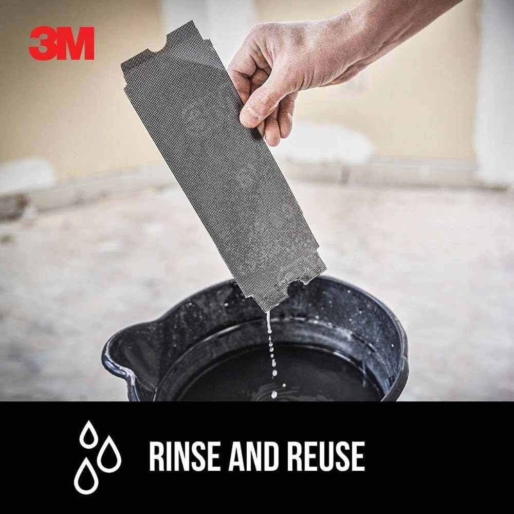 3M 99437 Pro-Pak Drywall Sanding Screens 150 Grit for Drywall and Plaster (10 Pack) - 6