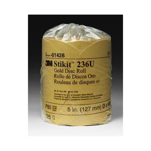 3M 01438 216u 6" 220g stikit gold