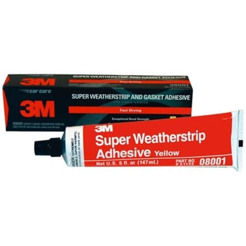 3M 08001 5 oz. Super Weatherstrip and Gasket Adhesive, Yellow