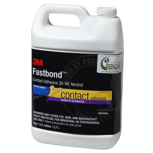 3M 30NF Fastbond Contact Adhesive, Water-Based, Green, 1 Gallon Can (7100071654)