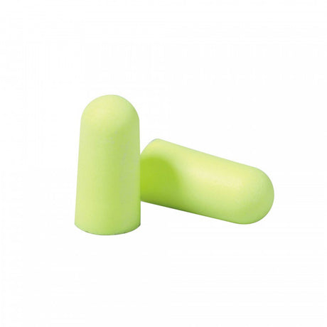 3M 312-1250 E-A-Rsoft Yellow Neon Earplugs, NRR 33dB, Uncorded, Disposable 200PK