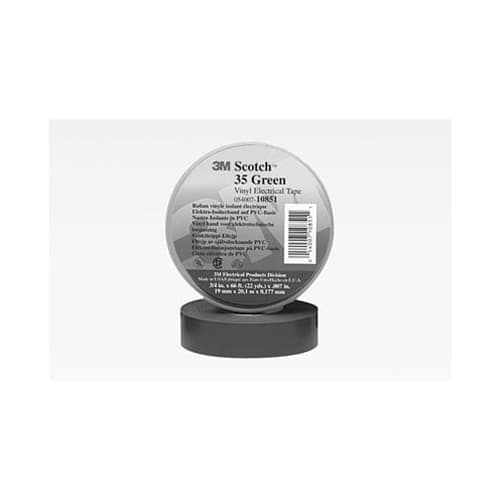3M 35-3/4X66FT-OR Scotch Vinyl Color Coding Electrical Tape 35, Orange, 3/4 in x 66 ft, 7 mil, Premium Grade, Flame Retardant, UV Resistant (7000031581)