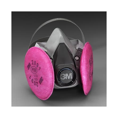 3M 7002 Half Facepiece Respirator Assembly Medium with P100 Filters 07002 (7000126163)
