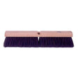 Weiler 42002 24" Fine Sweep Floor Brush, Black Horsehair Fill