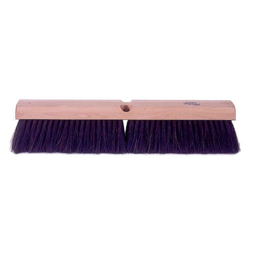 Weiler 42002 24" Fine Sweep Floor Brush, Black Horsehair Fill