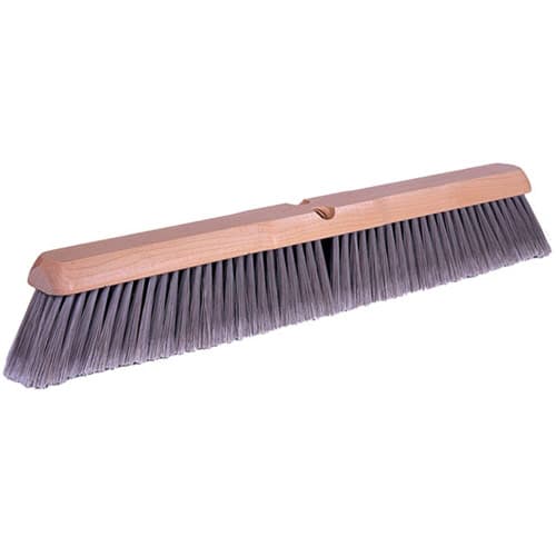 Weiler 42042 24" Fine Sweep Floor Brush, Flagged Silver Polystyrene Fill