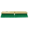 Weiler 42163 18" Perma-Sweep™ Floor Brush, Flagged Green Polystyrene Fill