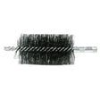 Weiler 44035 1-1/4" Double Spiral Flue Brush, .012 Steel Fill