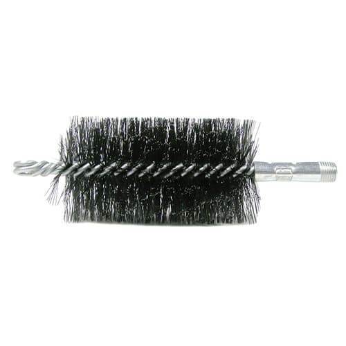 Weiler 44036 1-3/4" Double Spiral Flue Brush, .012 Steel Fill