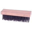 Weiler 44066 Block Type Scratch Brush, .012 Steel Fill, Curved Face