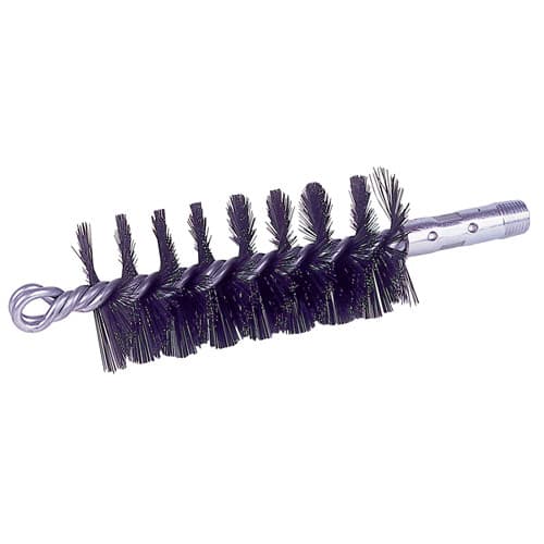 Weiler 44131 2" Single Spiral Flue Brush, .012 Steel Fill