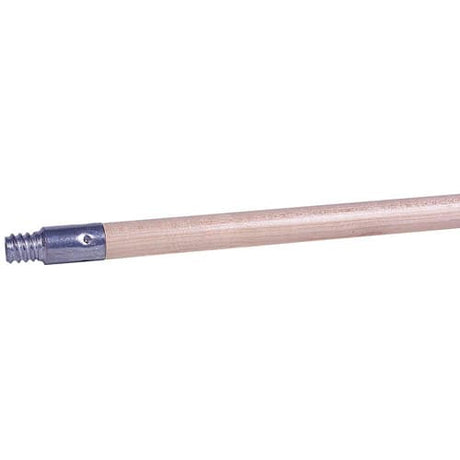 Weiler 44302 72" Wooden Handle, Threaded Metal Tip, 15/16" Diameter