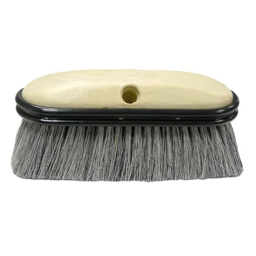 Weiler 44318 9-1/2" Truck Wash Brush, Grey Fiber Fill