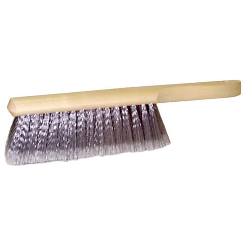 Weiler 44354 8" Counter Duster Fox Tail Brush, Flagged Silver Polystyrene Fill