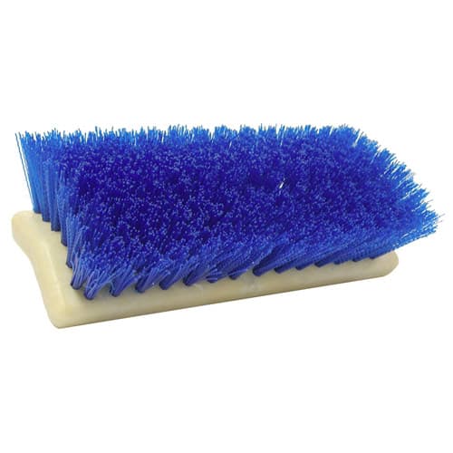 Weiler 44692 10" Bi-Level Scrub Brush, Stiff Crimped Polypropylene Fill, Packs of 6