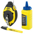 Stanley 47-681L FatMaxChalk Reel w/ Blue Chalk & Fine Tip Marker