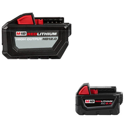 Milwaukee 48-11-1812 M18 HD12.0 Battery Pack W/ FREE 48-11-1850 M18 Battery Pack