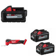 Milwaukee 48-11-1865 M18 Battery Pk W/ 2836-20 M18 Multi-Tool & FREE Battery-2Pk