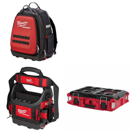 Milwaukee 48-22-8301 48-Pocket Backpack W/ 48-22-8311 Tote & FREE Tool Box