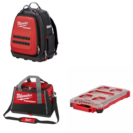 Milwaukee 48-22-8301 48-Pocket Backpack W/ 48-22-8322 Tool Bag & FREE Organizer