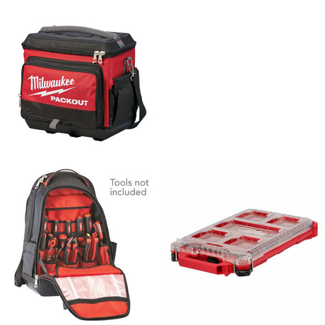 Milwaukee 48-22-8302 PACKOUT Cooler W/ 48-22-8200 Backpack & FREE Organizer