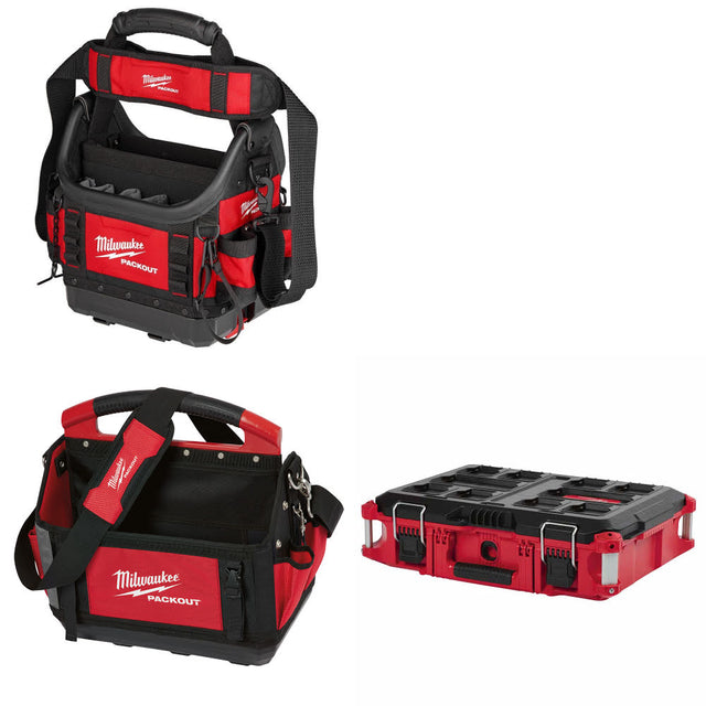 Milwaukee 48-22-8311 PACKOUT 10" Tote W/ 48-22-8315 15" Tote & FREE Tool Box