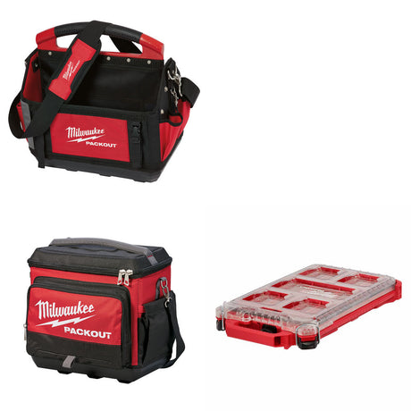 Milwaukee 48-22-8315 15" PACKOUT Tote W/ 48-22-8302 Cooler & FREE Organizer