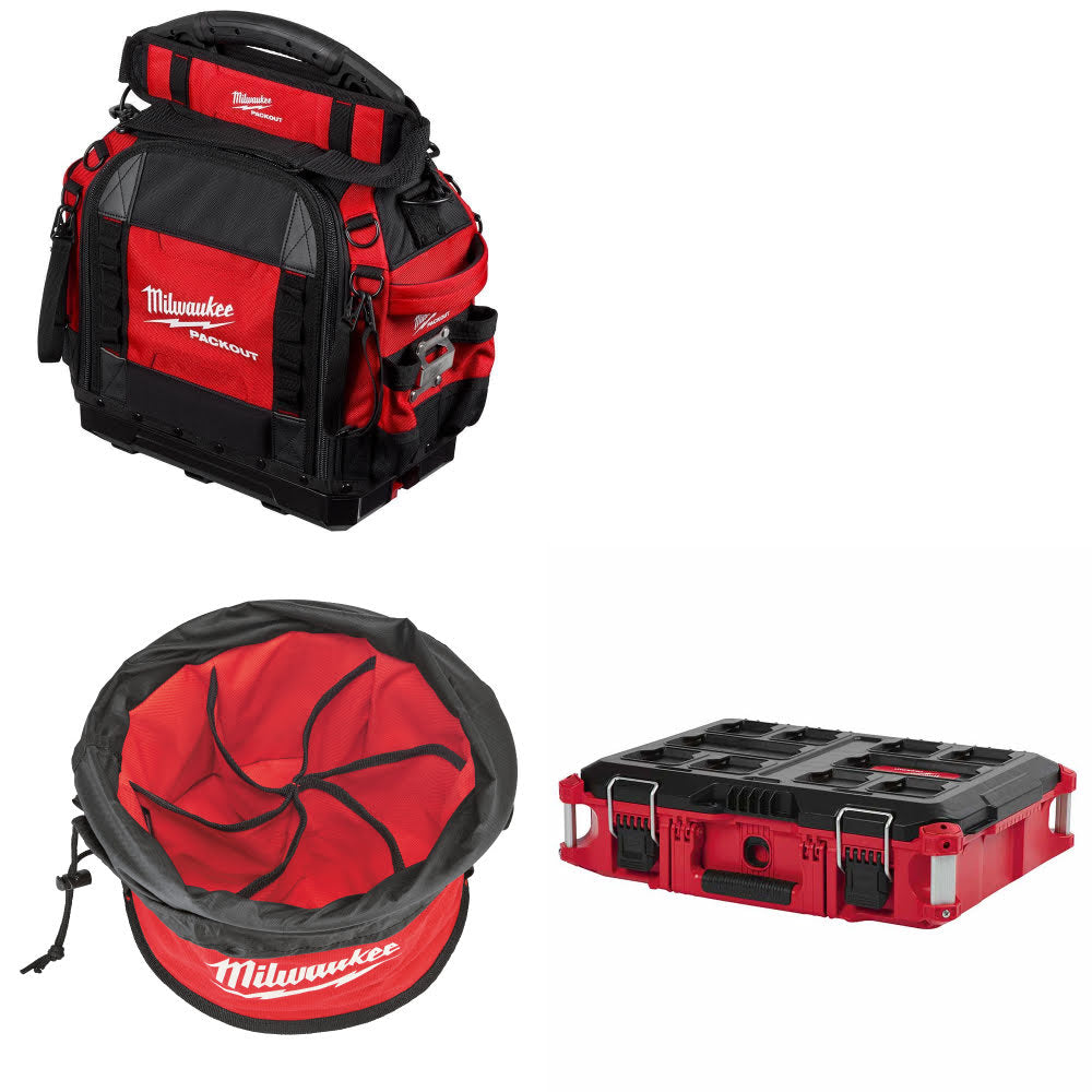 Milwaukee 48-22-8316 PACKOUT 15" Tool Bag W/ 48-22-8170 Bag & FREE Tool Box