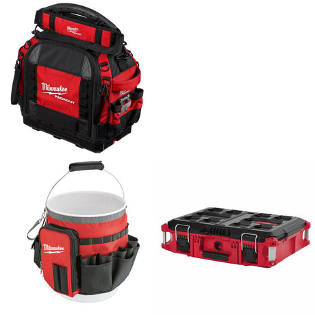 Milwaukee 48-22-8316 PACKOUT 15" Tool Bag W/ 48-22-8175 Bag & FREE Tool Box