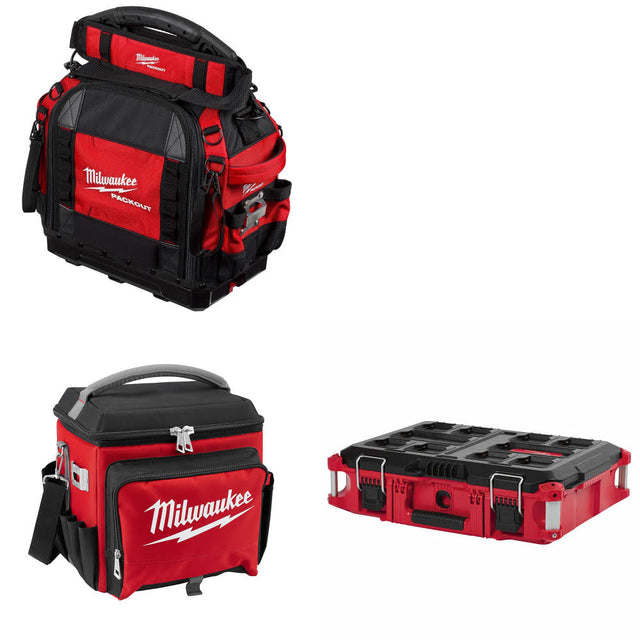 Milwaukee 48-22-8316 PACKOUT 15" Tool Bag W/ 48-22-8250 Cooler & FREE Tool Box