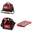 Milwaukee 48-22-8322 20" PACKOUT Tool Bag W/ 48-22-8315 Tote & FREE Organizer