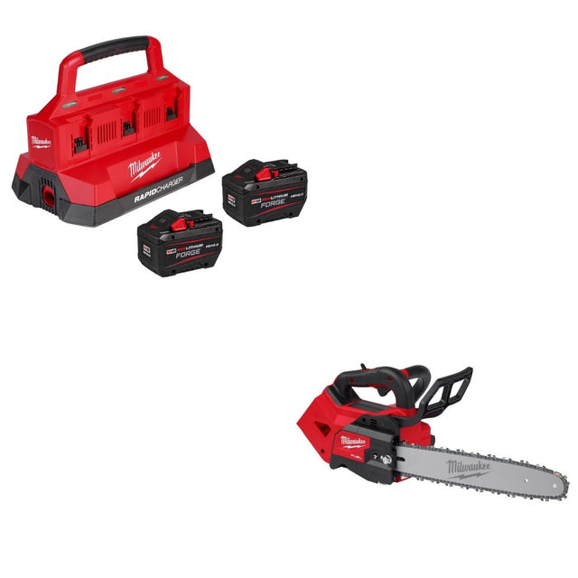 Milwaukee Forge Starter Kit W/ FREE 14in Top Handle Chainsaw