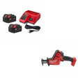 Milwaukee 48-59-1852B M18 5Ah 2pk Starter W/ FREE 2719-20 Hackzall